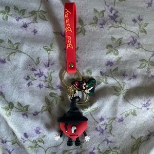 Halloween spooky Bad bunny car keys keychain